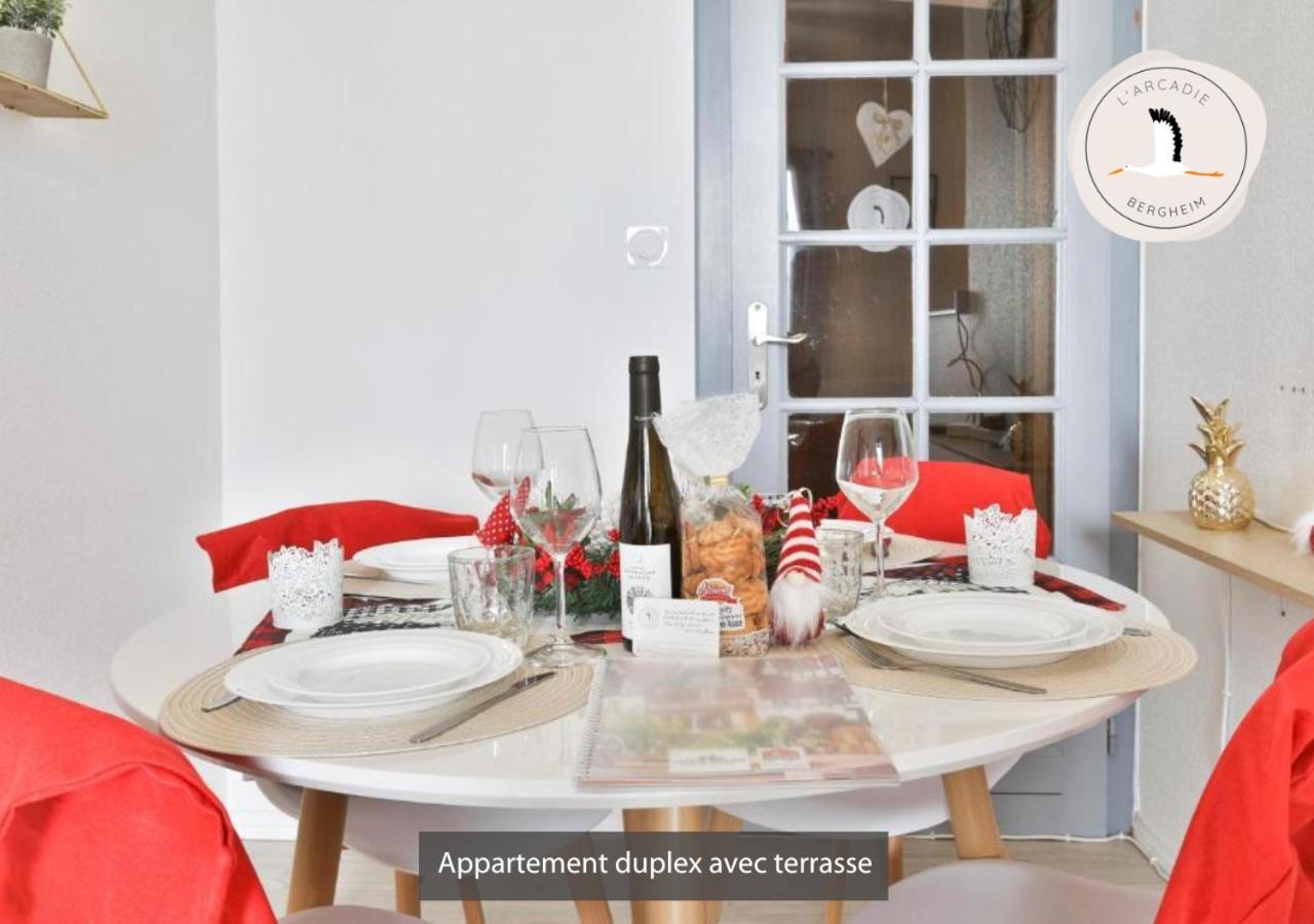 Appartements Duplex 3 Et 4 Personnes - Climatisation - Village Elu Parmi Les "Plus Beaux Villages De France" - Route Des Vins - Centre Alsace Bergheim Extérieur photo